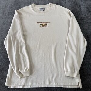 Vintage Time Out‎ Raymond Vineyards Napa Valley Sweatshirt Beige Men's 2XL